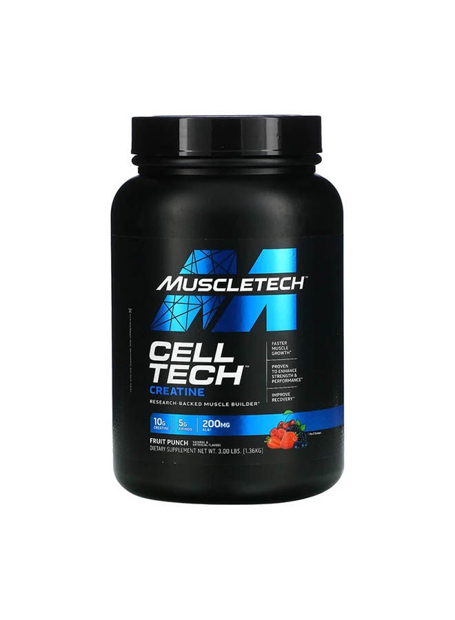 MuscleTech - Performance Series Cell Tech Creatine Fruit Punch 27 Servings, 1.36kg - Image 1
