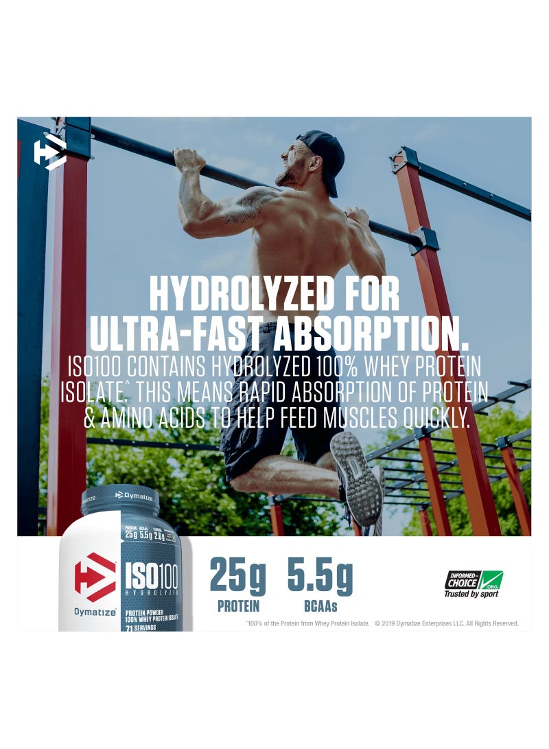 Dymatize Protein ISO 100 3lb Gourmet Vanilla - 1.37kg  - Image 5