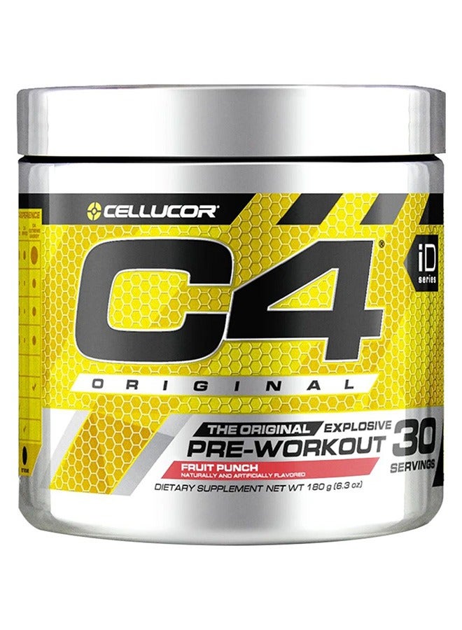 سيلوكور C4 ريبيد مكمل قبل التمرين بنكهة فواكه 30 حصة