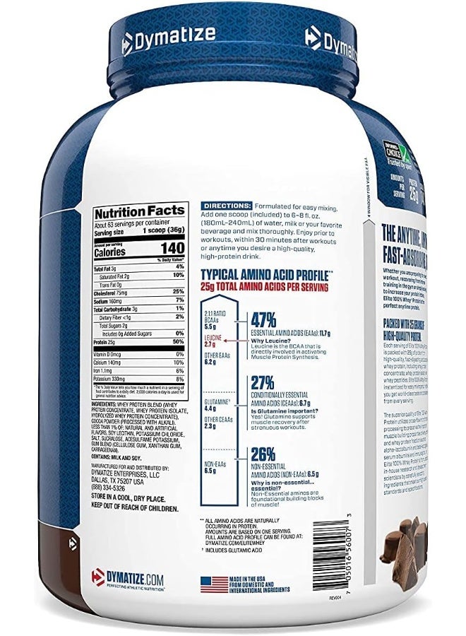 Dymatize Elite Casein Rich Chocolate 4Lb  - Image 2
