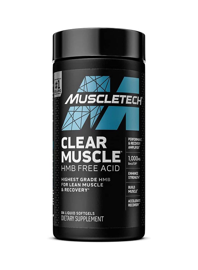 ماسل تيك - كبسولات جل سائلة من Clear Muscle 84 - Image 1