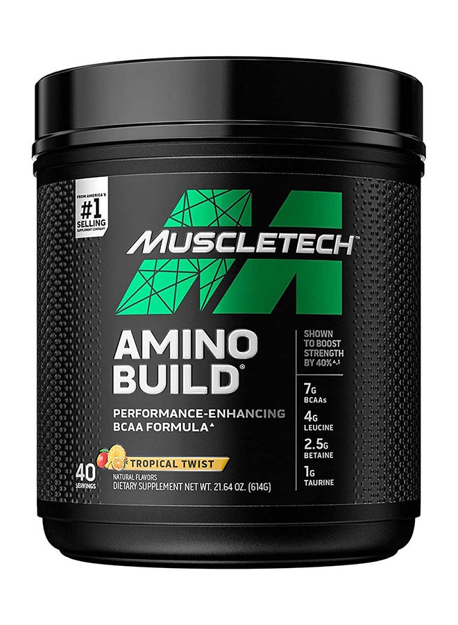MuscleTech Amino Build Tropical Twist 40 Serv  614 Gm
