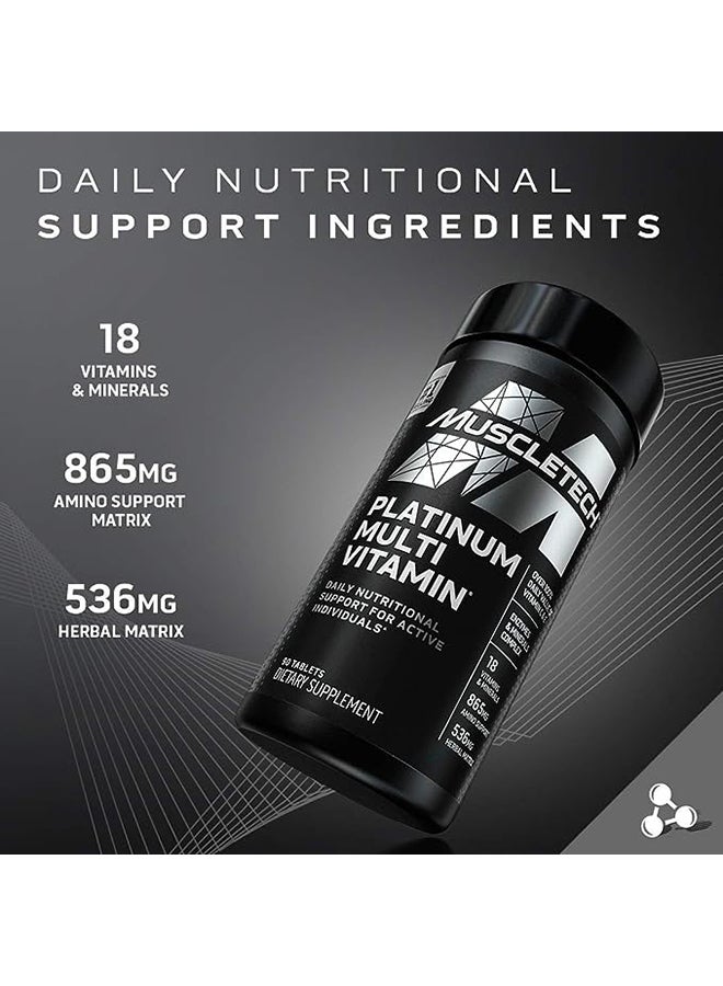 MuscleTech Platinum Multi Vitamin 90ct US (RB) - Image 4