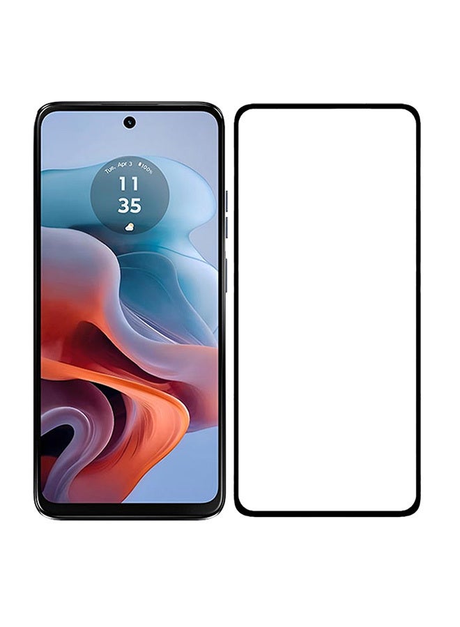 MARGOUN Motorola Moto G34 Screen Protector 9H Hardness Scratch Resistance Screen Protector 3D Tempered Glass Film Ultra HD Easy Install Case Friendly Glass Clear - Image 2