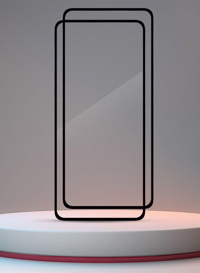 مارجون عبوتان من واقي الشاشة لهاتف Motorola Moto G54، صلابة 9H، مقاوم للخدش، واقي شاشة ثلاثي الأبعاد من الزجاج المقوى فائق الدقة، سهل التركيب، جراب صديق للبيئة - Image 3