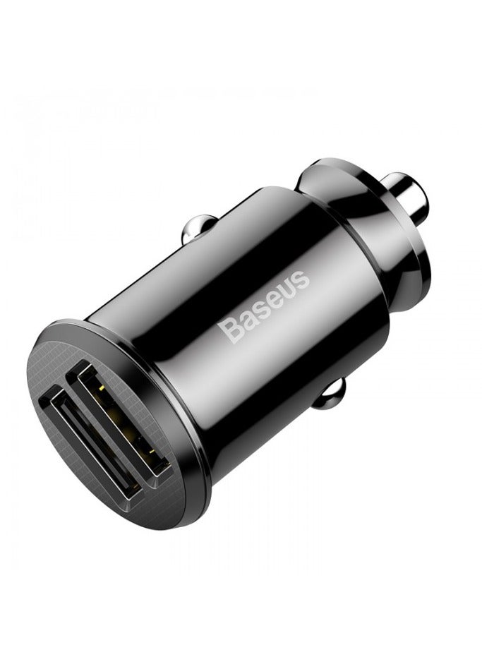 Baseus - Baseus Grain Car Charger Black - Image 1