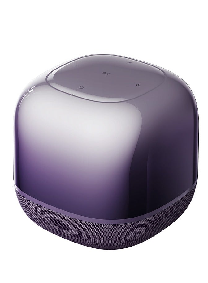 Baseus - AeQur V2 Portable Bluetooth Speaker TWS Bluetooth 5.0 Wireless Speaker 360° Sound Stage Powerful Bass 3EQ Modes Speakers Purple - Image 1