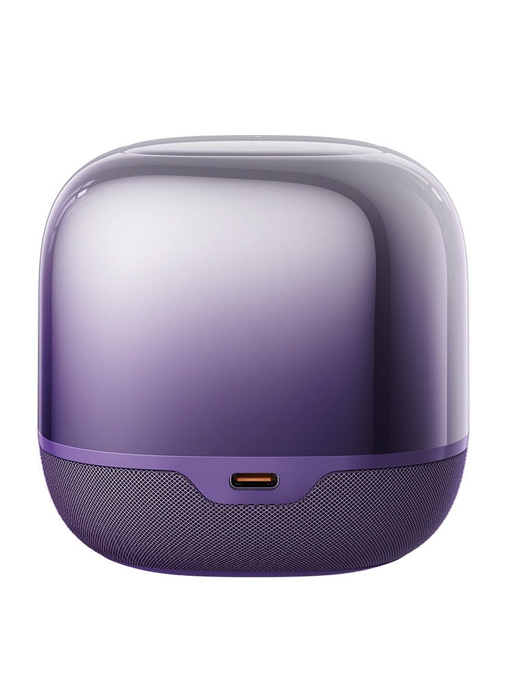 Baseus - AeQur V2 Portable Bluetooth Speaker TWS Bluetooth 5.0 Wireless Speaker 360° Sound Stage Powerful Bass 3EQ Modes Speakers Purple - Image 1
