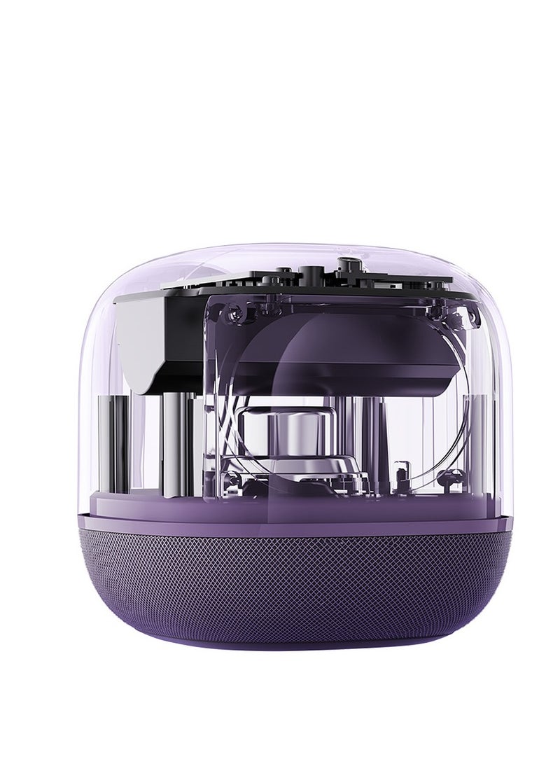 Baseus - AeQur V2 Portable Bluetooth Speaker TWS Bluetooth 5.0 Wireless Speaker 360° Sound Stage Powerful Bass 3EQ Modes Speakers Purple - Image 1