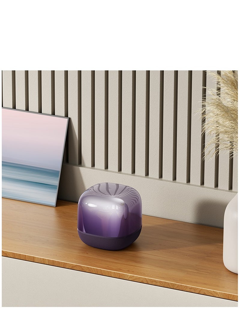 Baseus - AeQur V2 Portable Bluetooth Speaker TWS Bluetooth 5.0 Wireless Speaker 360° Sound Stage Powerful Bass 3EQ Modes Speakers Purple - Image 1