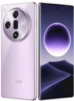 أوبو هاتف Find X7 5G ثنائي الشريحة بذاكرة وصول عشوائي 16 جيجابايت وذاكرة داخلية 1 تيرابايت، اللون أرجواني دخاني، النسخة الصينية  - Image 3