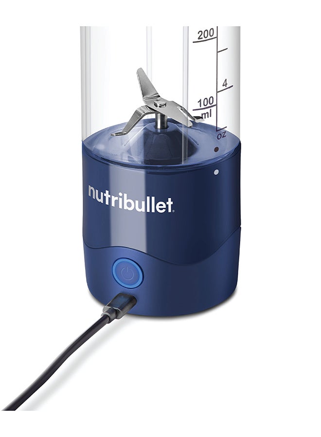 nutribullet Portable Blender for Protein Shake, Smoothie, Frozen Fruit & Ice, Tritan Plastic, BPA-Free with Handled Sip Lid, USB-C Rechargeable 2200mAh Battery, Dishwasher Safe Parts, 475 ml 100 W BD-BX630A-23 Navy Blue - Image 5