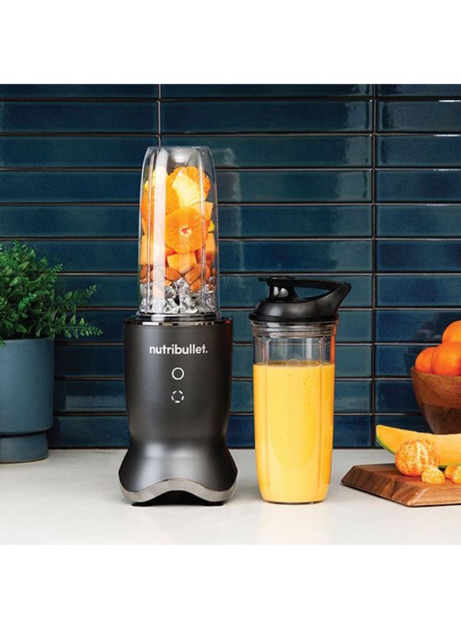 nutribullet - Ultra Personal Blender With Glow Illuminated Interface, Quietest Single-Serve Blender, Tritan™ Renew Cups, Stainless Steel Rapid Extractor Blade, 1 Year Warranty 900 ml 1200 W NB-500 Black - Image 1