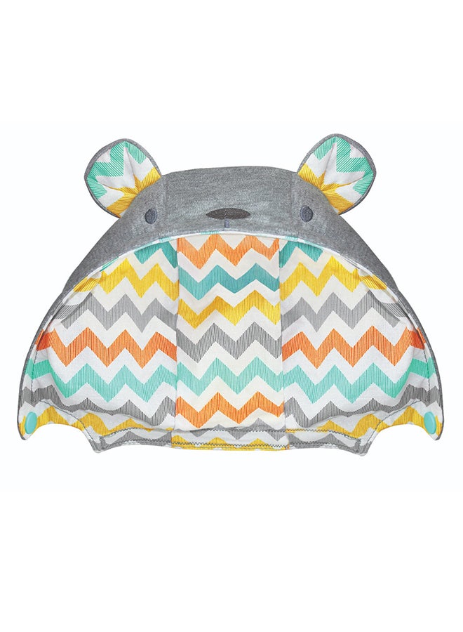 infantino Cuddle Up Ergonomic Hoodie Baby Carrier One Size Carries Children From 5.4 - 18.1 kg - Black Grey  - Image 2