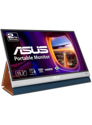 13.3 inch ZenScreen OLED 1080P Portable USB Monitor (MQ13AH) - Full HD, 100% DCI-P3, 1ms, Delta E < 2, HDR-10, Eye Care, USB Type-C, Mini HDMI, Tripod Mountable, Smar Case, External Screen for Laptop Black - pnsku/N70034975V/45/_/1704287173/2c62cc63-fd72-447b-aa0f-6884f8b57d48