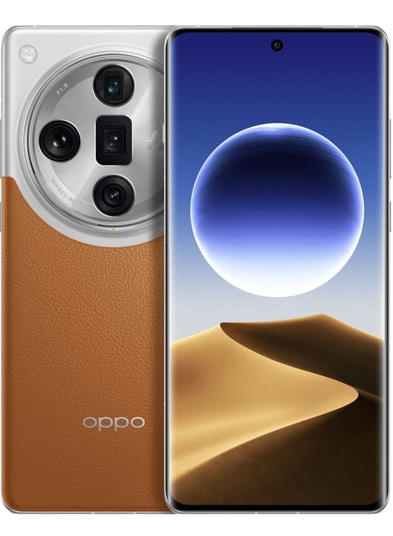 OPPO - Find X7 Ultra 5G Dual Sim 12Gb Ram 256Gb Desert Silver Moon Chinese Version - Image 1