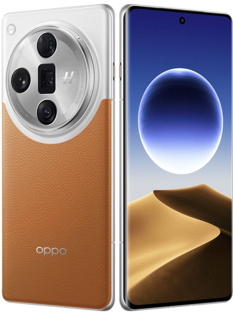 OPPO - Find X7 Ultra 5G Dual Sim 12Gb Ram 256Gb Desert Silver Moon Chinese Version - Image 1