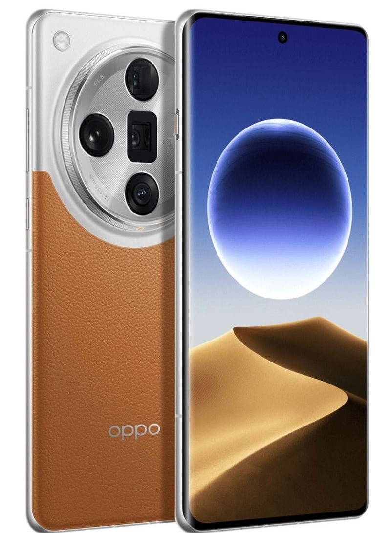 OPPO - Find X7 Ultra 5G Dual Sim 12Gb Ram 256Gb Desert Silver Moon Chinese Version - Image 1