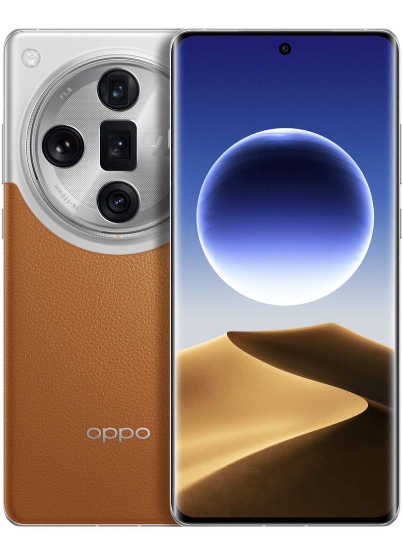 OPPO - Find X7 Ultra 5G Dual Sim 16Gb Ram 512Gb Desert Silver Moon Chinese Version - Image 1