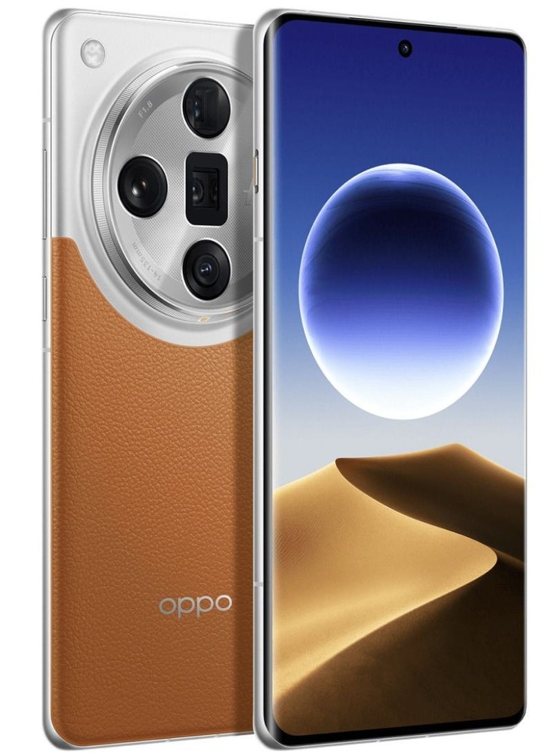 OPPO - Find X7 Ultra 5G Dual Sim 16Gb Ram 512Gb Desert Silver Moon Chinese Version - Image 1