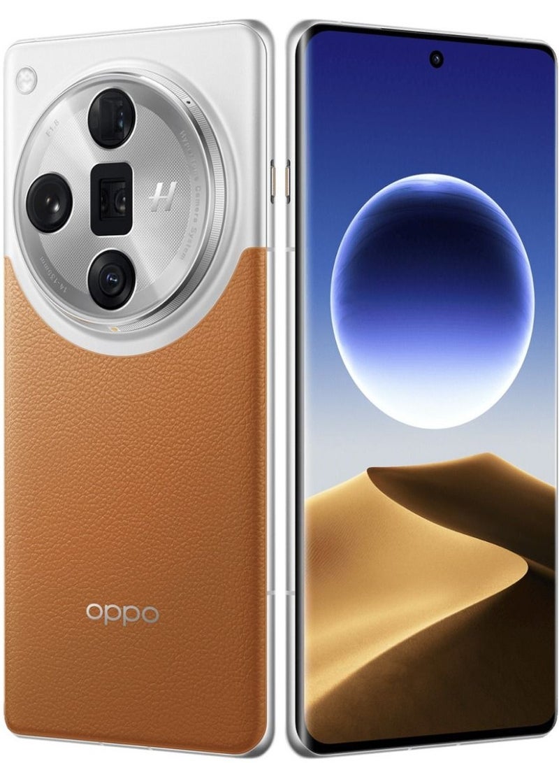 OPPO - Find X7 Ultra 5G Dual Sim 16Gb Ram 512Gb Desert Silver Moon Chinese Version - Image 1