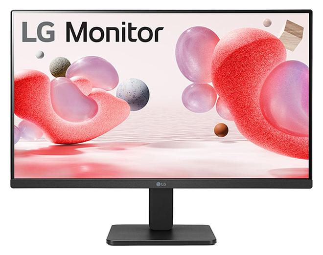 LG 24 inch Full HD IPS Panel with 3-Side Borderless Display, Tilt-able Stand, Black Stabilizer, OnScreen Control, Ergo Design Monitor 24MR400-B (Gaming Compatible) (AMD Free Sync, Response Time: 5 ms, 100 Hz Refresh Rate) Black - Image 1