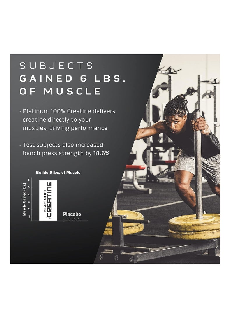 MuscleTech - Essential Series Platinum 100% Creatine Unflavored 400g - Image 1