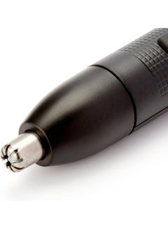 babyliss Nose And Ear Trimmer for men Blue Portable Nose Trimmer for Men- Battery Operated Nostril sal Hair Painless Clipper Black  - Image 3
