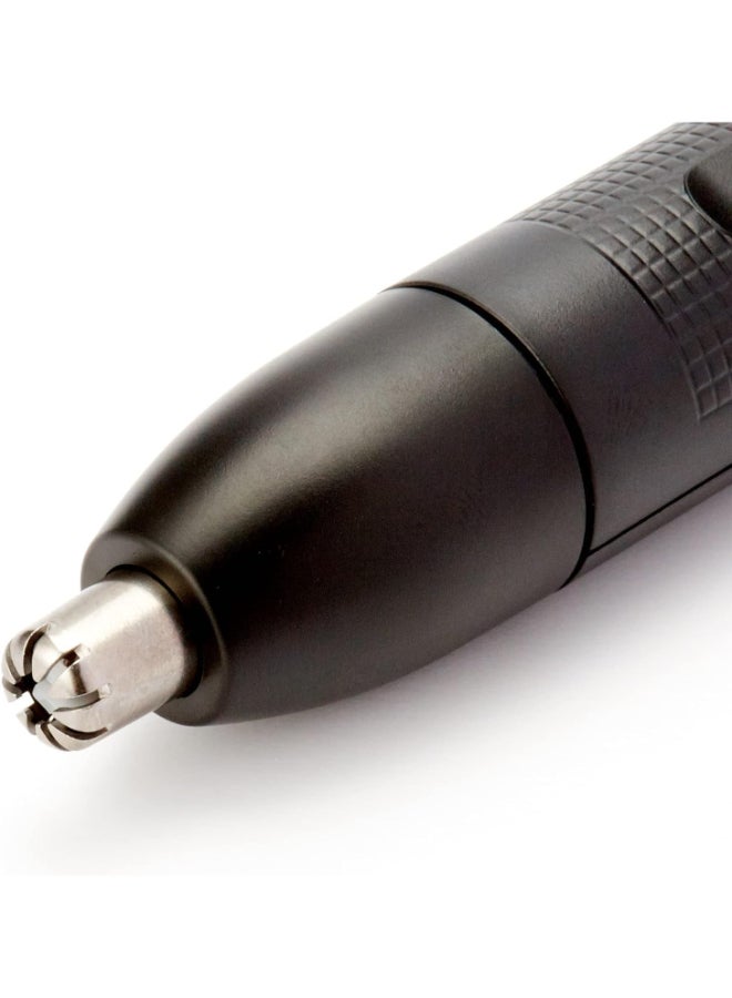 babyliss Nose And Ear Trimmer for men Blue Portable Nose Trimmer for Men- Battery Operated Nostril sal Hair Painless Clipper Black  - Image 3