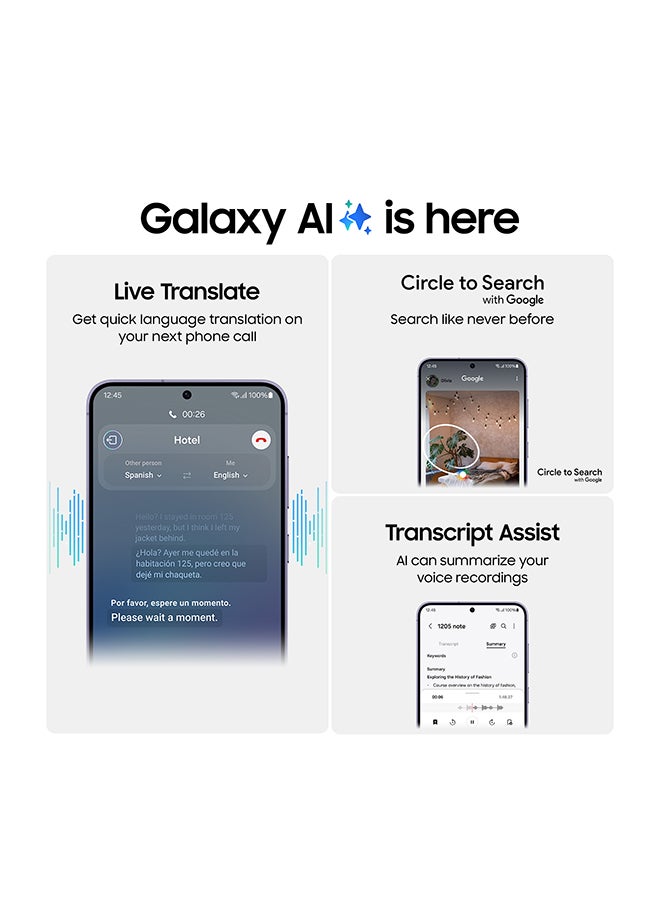 Samsung Galaxy S24 Dual SIM Onyx Black 8GB RAM 256GB 5G - Middle East Version - Image 3