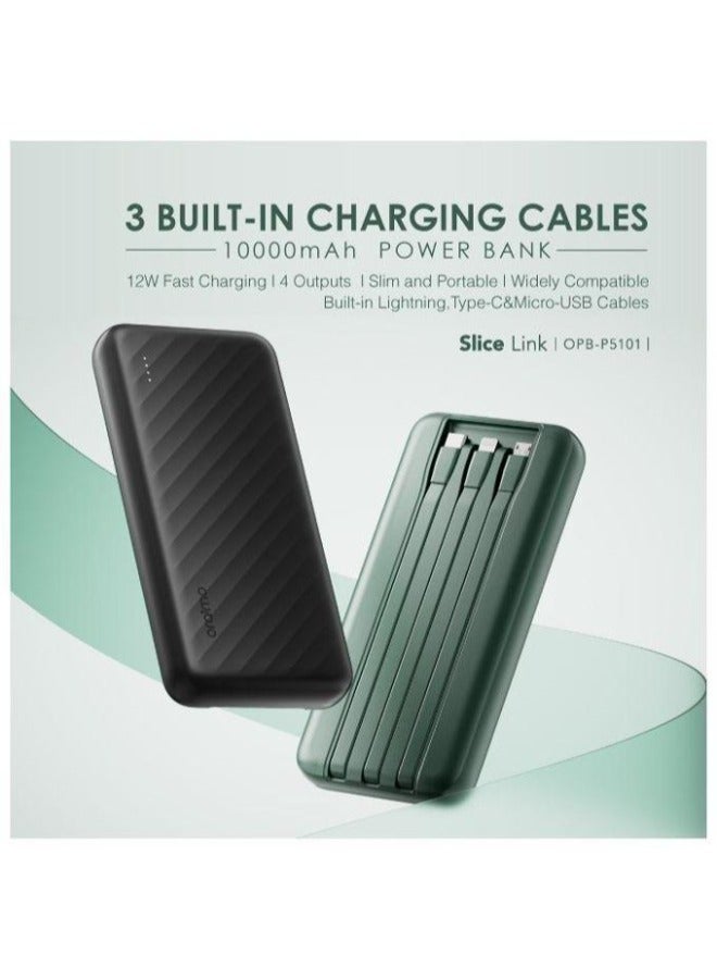 Oraimo - 10000 mAh PowerBank oraimo OPB-P5101 Green Green - Image 1