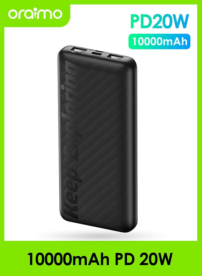 أورايمو - بنك الطاقة Toast 10 PD Pro II مع شحن سريع 20 وات، ومخرج ثلاثي من النوع C وUSB، وحماية متعددة الطبقات - Image 1