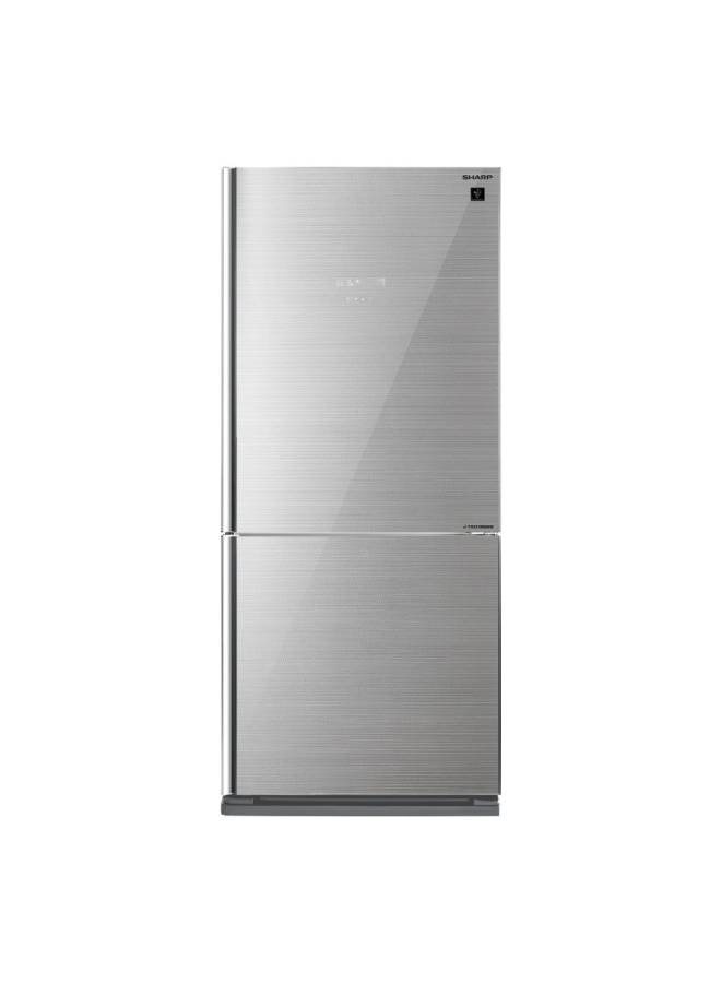 Inverter digital refrigerator, bottom freezer, no frost, 558 litres, SJ-GV73J-SL Silver