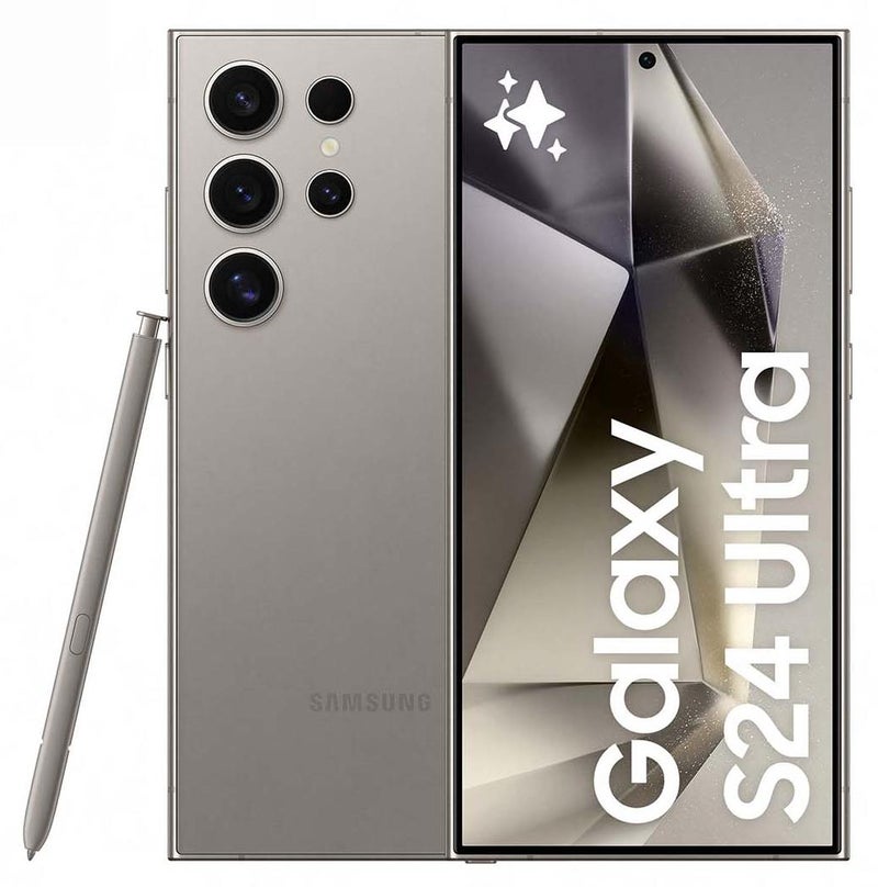 Samsung Galaxy S24 Ultra 5G Dual SIM Titanium Gray 12GB RAM 256GB - Middle East Version - Image 1