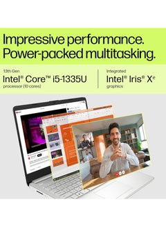 HP 2023 Newest 15s Series 15.6" Notebook, FHD (1920 x 1080), Intel Core -1335U Deca-core i5, 32 GB DDR4Â RAM, 2 TBÂ NVME SSD, Thin & Light, WindowsÂ 11 English Silver  - Image 2