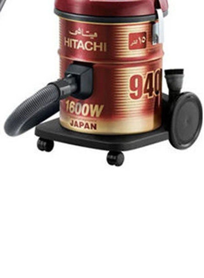 HITACHI - Electric Vacuum Cleaner 15 L 1600 W CV-940Y Red - Image 1