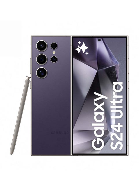 Galaxy S24 Ultra 5G Dual SIM Titanium Violet 12GB RAM 512GB - Middle East Version