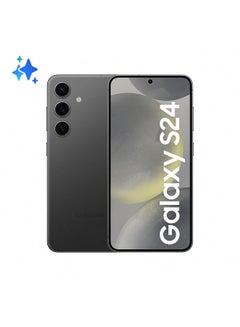 هاتف Galaxy S24 ثنائي شريحة الاتصال باللون الأسود وذاكرة الوصول العشوائي (RAM) سعة 8 جيجابايت وذاكرة تخزين داخلية 256 جيجابايت يدعم تقنية 5G مع حافظة أدوات، ومحول سفر بقدرة 25 وات - إصدار الشرق الأوسط - pnsku/N70035281V/45/_/1705519543/20d9d99b-e832-4277-8e90-79c4f544b2f1