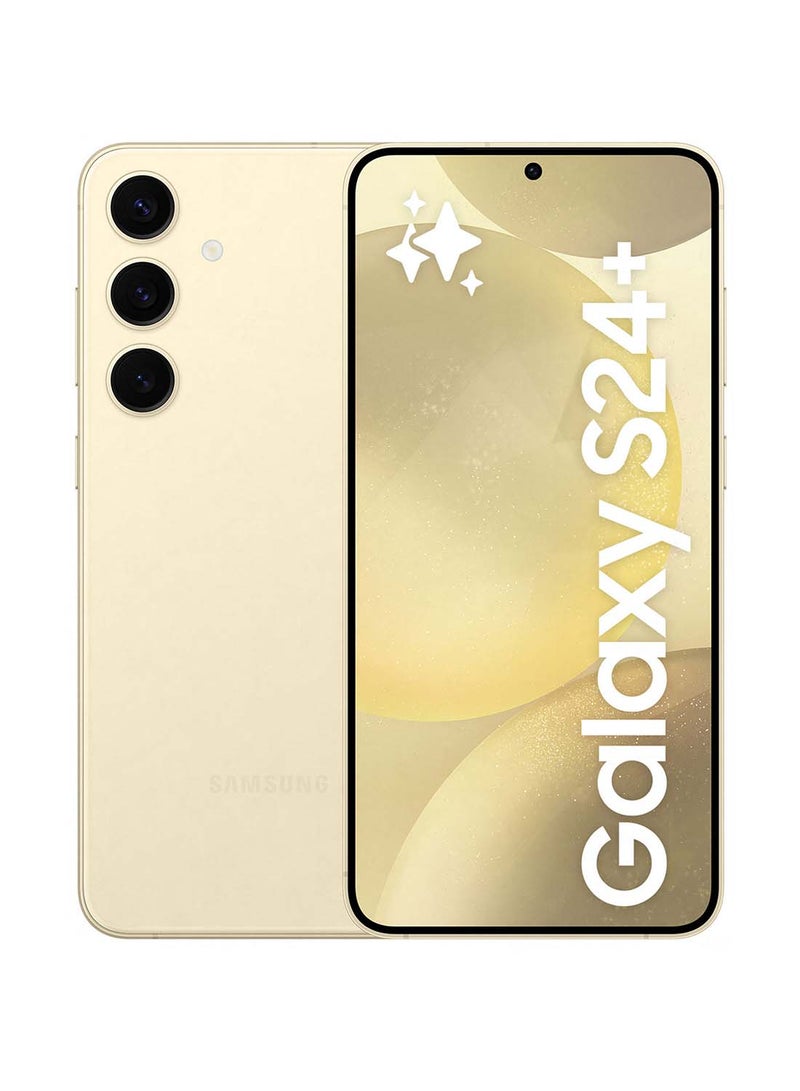 Samsung Galaxy S24 Plus 5G Dual SIM Amber Yellow 12GB RAM 256GB - Middle East Version  - Image 1