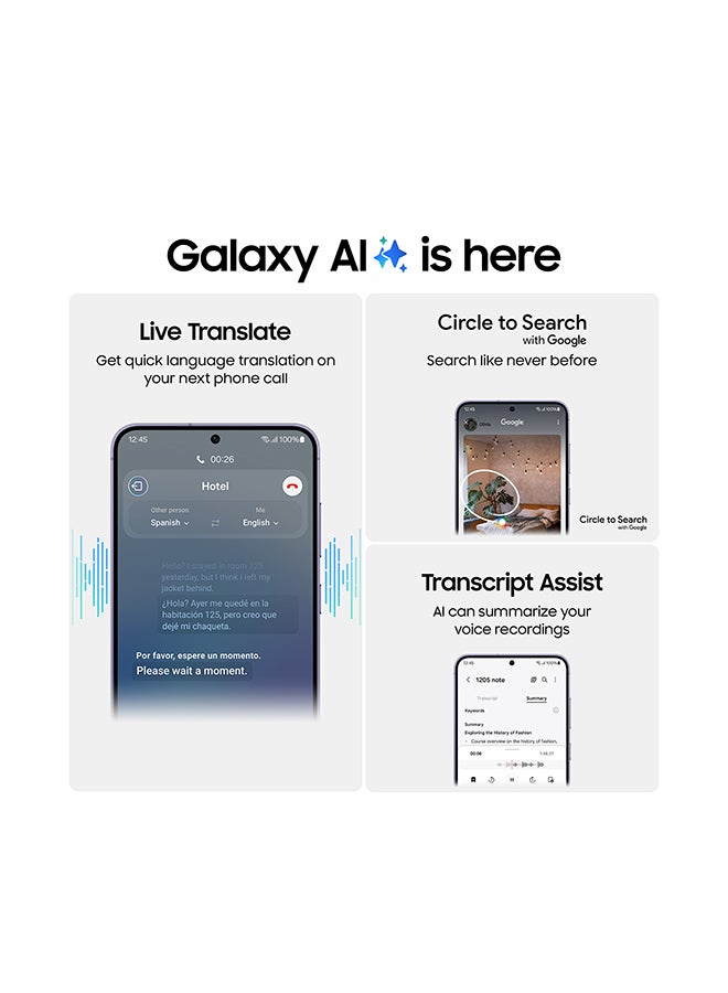 سامسونج هاتف Galaxy S24 Plus 5G ثنائي الشريحة باللون الأصفر الكهرماني وذاكرة الوصول العشوائي (RAM) سعة 12 جيجابايت وسعة 256 جيجابايت - إصدار الشرق الأوسط - Image 3