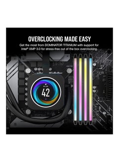 كورسير ذاكرة الوصول العشوائي DOMINATOR TITANIUM RGB DDR5 RAM 64GB (2x32GB) DDR5 6400MHz CL32 Intel XMP iCUE ذاكرة كمبيوتر متوافقة  - Image 5