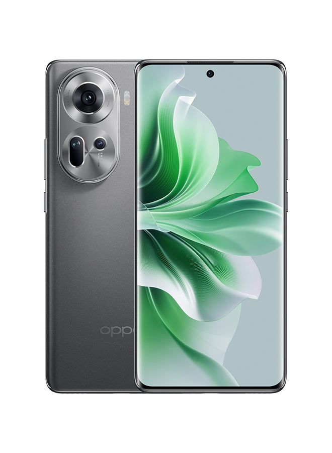 OPPO - Reno 11 Dual SIM Rock Grey 12GB RAM 256GB 5G - UAE Version - Image 1