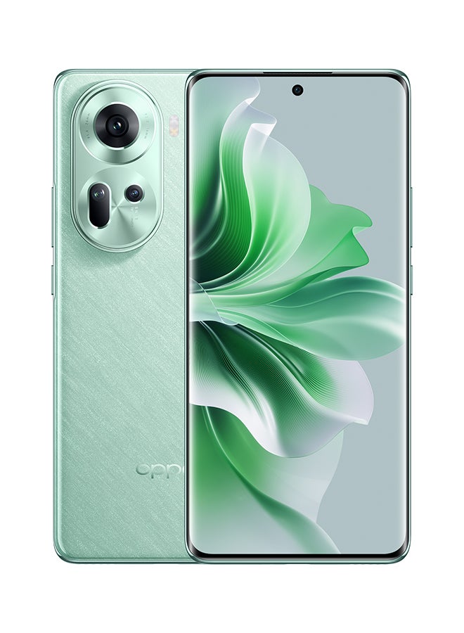 OPPO Reno11 Dual SIM Wave Green 12GB RAM 256GB 5G - UAE Version  - Image 1