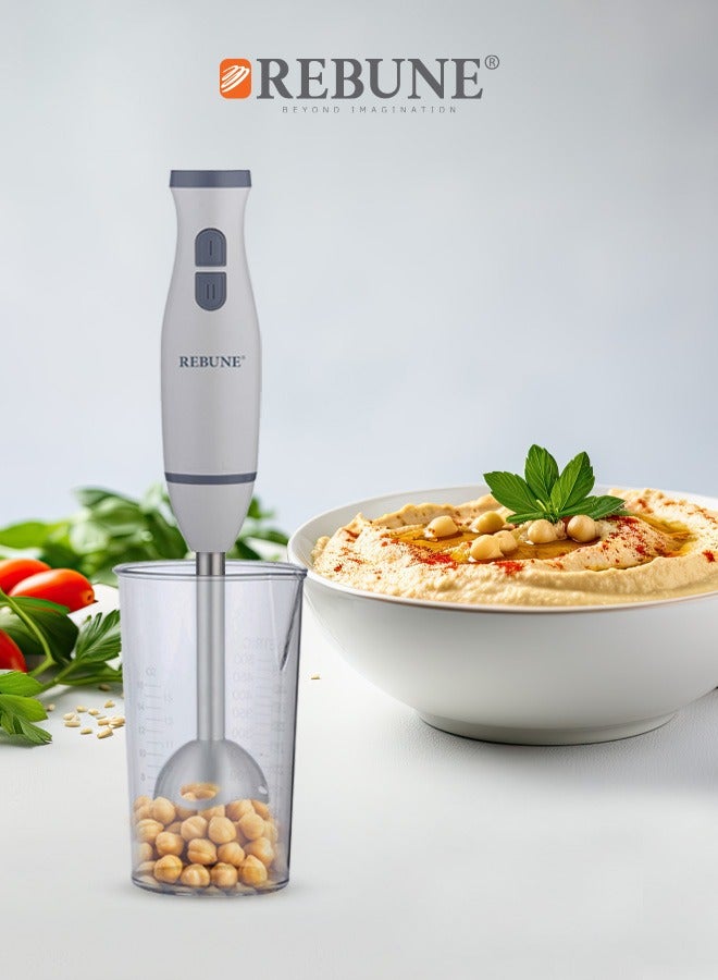 REBUNE 3-In-1 Hand Blender 2 L 400 W RE-2-129 White  - Image 4