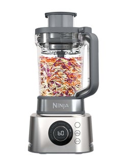 Ninja Foodi Power Nutri Blender 4-In-1, Slice, Grate & Chop, Blend Smoothie Bowls, Spreads & DrInks, Automatic Programs, 2.1L Jug, 700ml Cup & 530ml XL Bowl With Power Paddle 1200 W CB400ME Silver  - Image 3