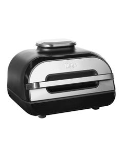 Ninja Foodi MAX Health Grill & Air Fryer 5.7L With Digital CookIng Probe, 6-In-1, Air Fry, Grill, Bake, Roast And more, Dishwasher Safe Parts, Large Grill Plate 3.8 L 2460 W AG551ME Silver/Black  - Image 2
