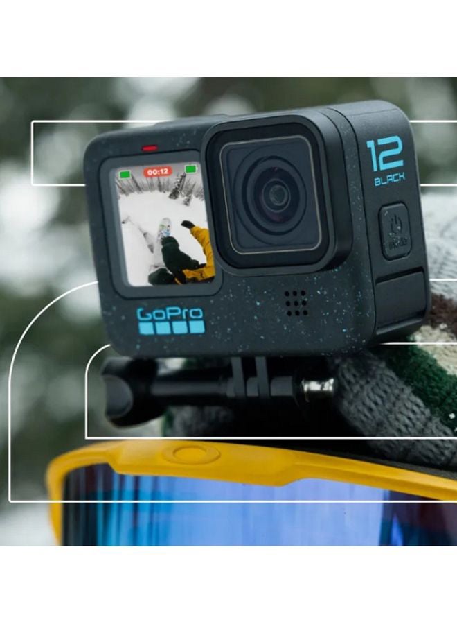 GoPro - HERO12 Black Waterproof Action Camera With Extreme MicroSDXC UHS-I Card 256 GB - Image 1