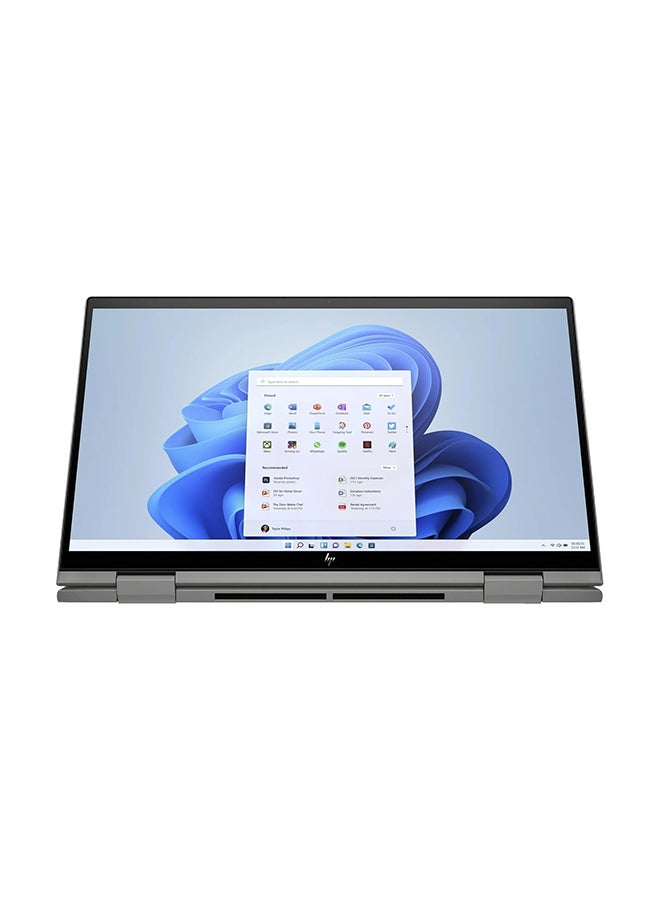 HP - 2023 Envy x360 2-In-1 (Upgraded Version) Laptop 15.6 Inch FHD 1920 x 1080 LED-Backlit 13Th Generation Intel Core i7-1355U 10-Core 64GB DDR4 2TB SSD Wi-Fi 6E Windows 11 Pro Bluetooth 5.3 Backlit Keyboard Touch Screen English Platinum Grey - Image 1