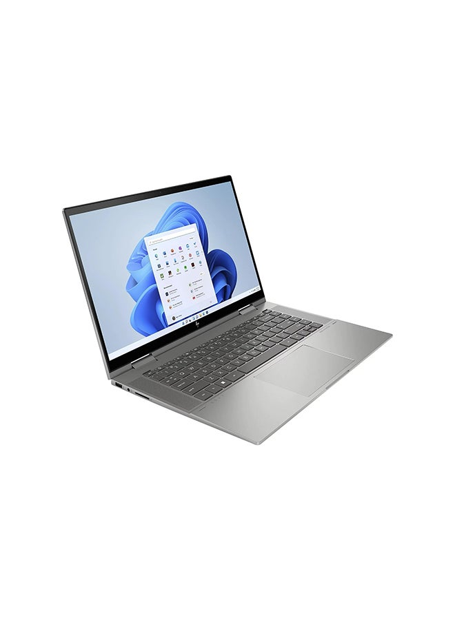 HP - 2023 Envy x360 2-In-1 (Upgraded Version) Laptop 15.6 Inch FHD 1920 x 1080 LED-Backlit 13Th Generation Intel Core i7-1355U 10-Core 64GB DDR4 2TB SSD Wi-Fi 6E Windows 11 Pro Bluetooth 5.3 Backlit Keyboard Touch Screen English Platinum Grey - Image 1