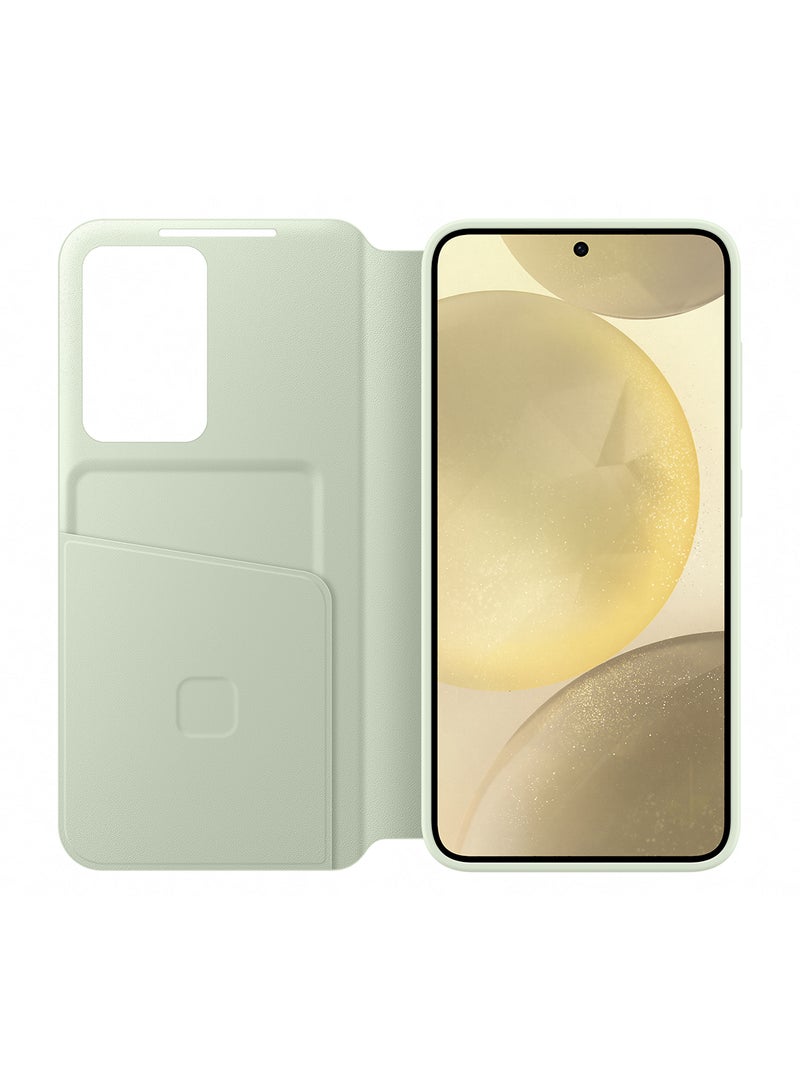 Samsung - Galaxy S24 Smart View Wallet Case Light Green - Image 1
